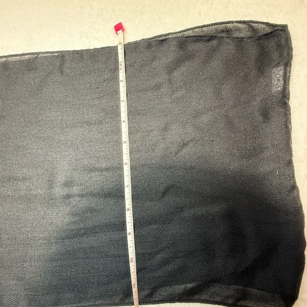 Elegant Black Infinity Scarf